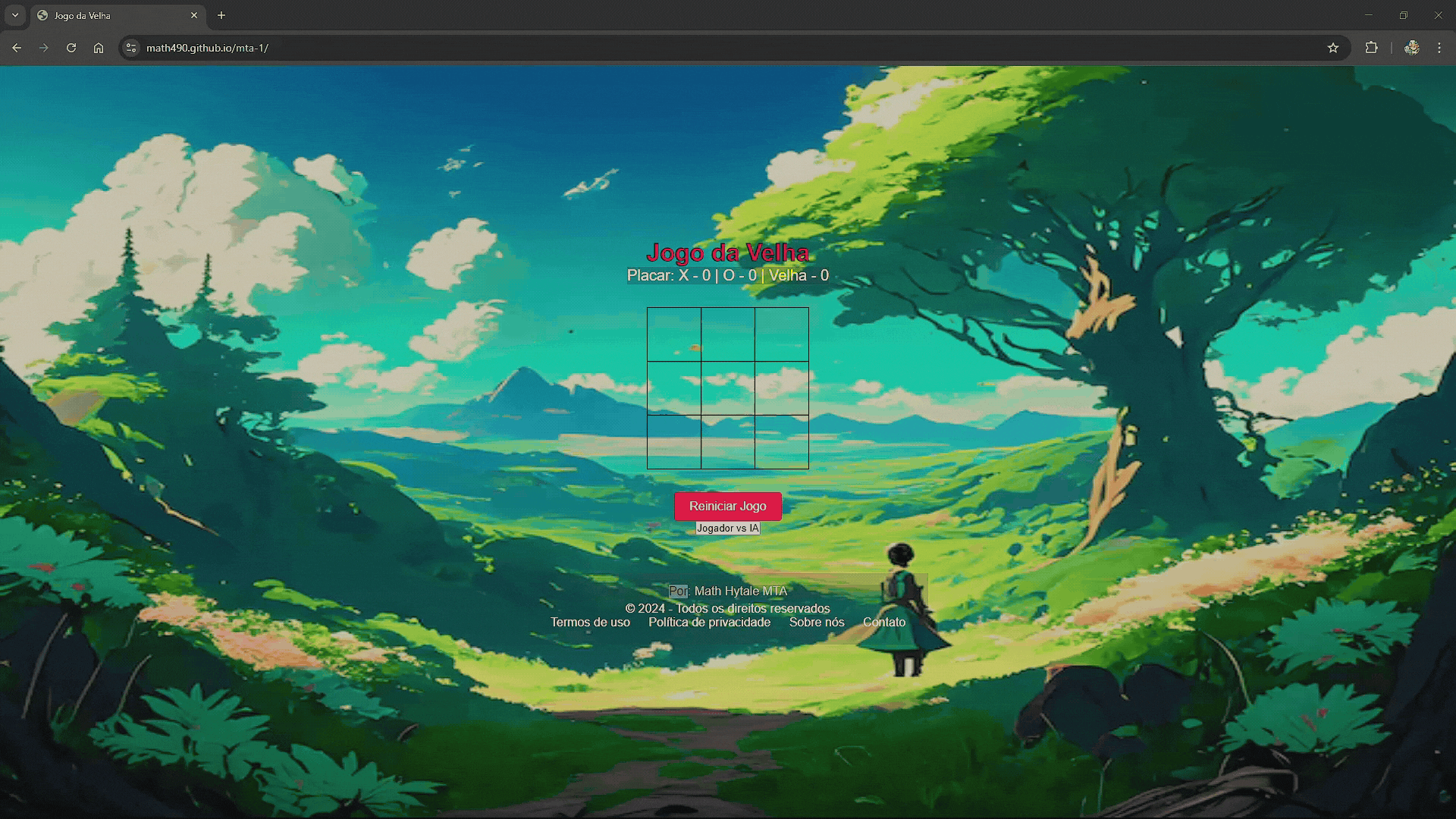 projeto jogo da velha